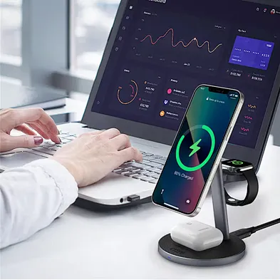 Charging Fast Station Dock Stand 3 In 1  Mobile Phone Products Multiple Devices Holder Universal for phone 15W Wireless Charger