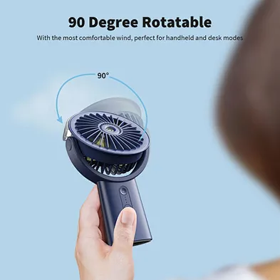 Suitable for Desktop Travel 4000mAh Misting Fan Mini Handheld Portable Fan