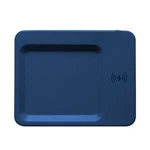 2024 HIGH quality 15WPu Leather Wireless Charger Station multifunction wireless charger pad