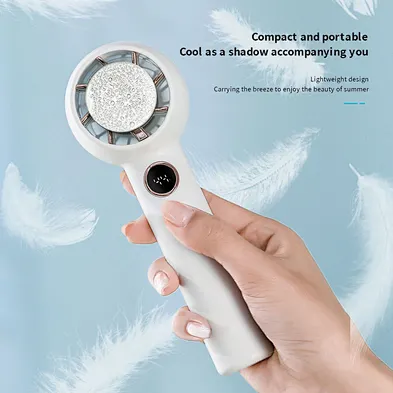 Mini Portable Fan, Powerful Handheld Fan, Cute Design 3 Speed Personal 2000Mah Portable Rechargeable Hand Fan Customized Logo