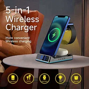 3-In-1 3 In 1 Foldable Magnetic Wireless Charger for Phone