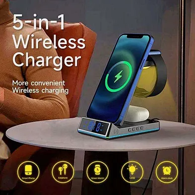 3-In-1 3 In 1 Foldable Magnetic Wireless Charger for Phone
