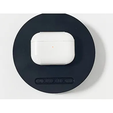 Charging Digital Alarm Clock Multifunctional Dock Station Led Display Wall Socket Usb Ports Ac Outlet Portable Wireless Charger