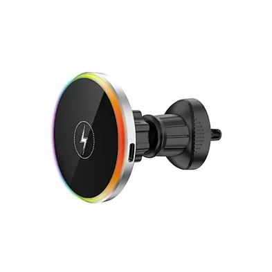 Custom Best Seller Phone Holder With Pad Rgb Car Wireless Charger