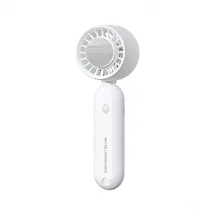 2024 portable s handheld bulk custom rechargeable mini air cooler toy  electric cooling usb fan with led light
