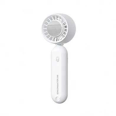 2024 portable s handheld bulk custom rechargeable mini air cooler toy  electric cooling usb fan with led light