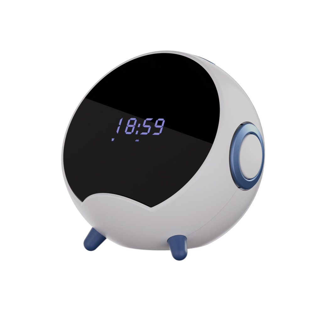 Smart Speaker Fast Clock Bt Ai 15W Charge Qi Station Alarme Multifunction Charging Home Desktop Small Phone Tf Wireless Charger