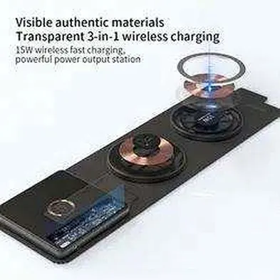 fast 15w portable foldable 3 in 1 wireless charger 20w magnetic char