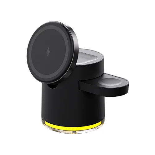 2024 high quality Large For Led New Arrived 4 in 1 Foldable Cube Wireless Charger 15W Fast Charging