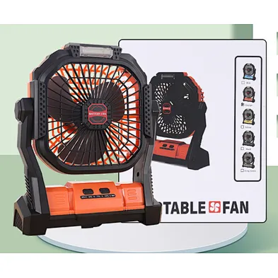 Outdoor Camping Fan with led light Amazon fishing tent fan portable fan for camping