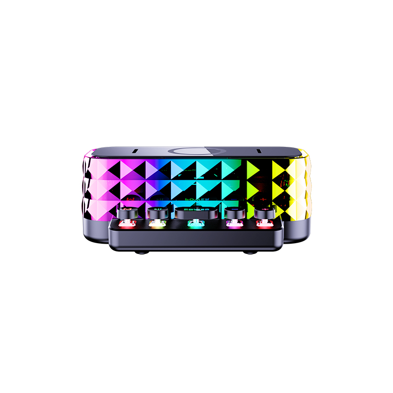 With Multi-Function Speakers 2024 15W Z6p Led Light Portable  Speaker Wireless Charger