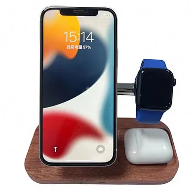 Hot sale Wooden Wireless Phone Charger Stand Wood