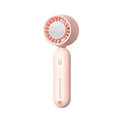2024 portable s handheld bulk custom rechargeable mini air cooler toy  electric cooling usb fan with led light