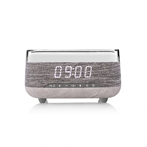 2024 hot sale Speaker Smart Phone Charger MuLtifunction  Wireless Chargerspeakers Lamp With Alarm Clock
