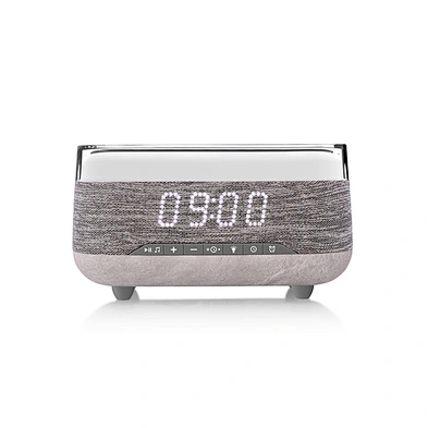 2024 hot sale Speaker Smart Phone Charger MuLtifunction  Wireless Chargerspeakers Lamp With Alarm Clock