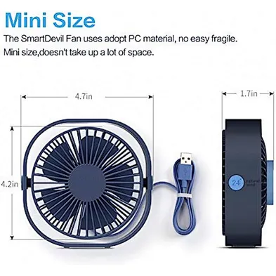 OEM ODM USB Rechargeable Fan with LED light Rechargeable smart fan mini table air cooler fan