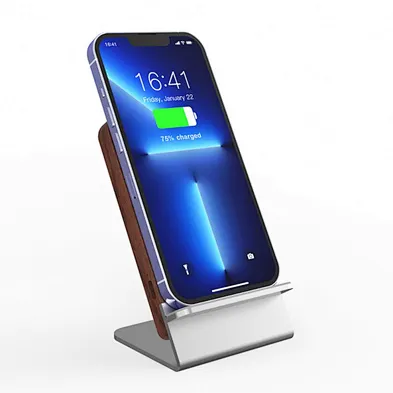 Wood Stand Wireless Charger For Iphone