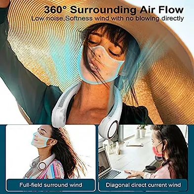 2024 hot sale small fan Outdoor sports  Portable Mini For Usb Fans Mini Sport  Potable Neck Fan