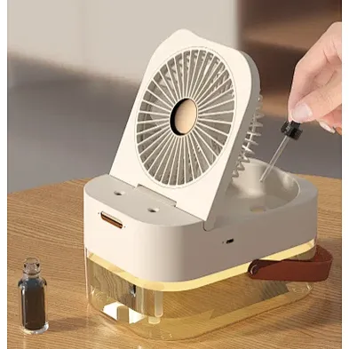 Air Spray Portable Remote Control Desktop Water Cooler Stand Conditioner Hot Rechargeable 2023 New Humidifier Selling Mini Fan