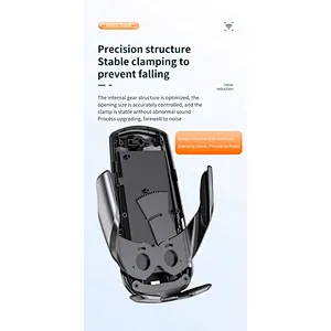 2024 popular high quality  15W Fast Phone Holder Magnetic Wireless Charger Car
