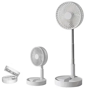 Floor Fan Mini Portable High Speed Usb Rechargeable Telescopic Foldable phone Pedestal Stand Fan Retractable Fan