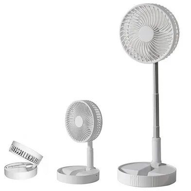 Floor Fan Mini Portable High Speed Usb Rechargeable Telescopic Foldable phone Pedestal Stand Fan Retractable Fan