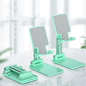 Popular Multi-function Mobile Phone Bracket Telescopic Folding Portable Tablet Cell Phone Holder Support Mobile Phone Stand 50g