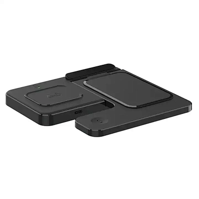 JEDI 15W 3 in 1 Foldable 15W Folding Charging Stand 2023 Universal Portable Fast Qi Wireless Phone Charger