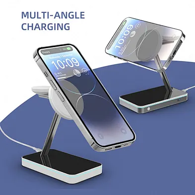 New Arrivals Multi-function Wireless Charging 6 in 1 Magnetic  Wireless Charger for phoneand Smart Watch wireless charger