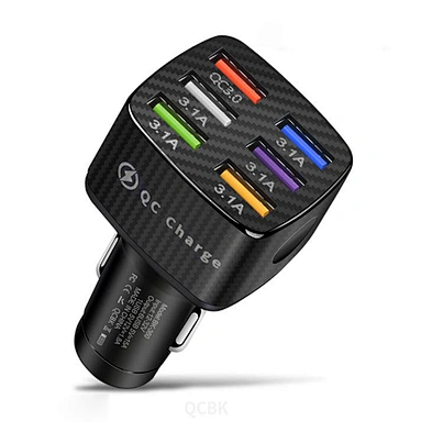 2024 hot sale car charger type C Adapter Dual Socket Car Usb Super Fast Charger multifunction car charger
