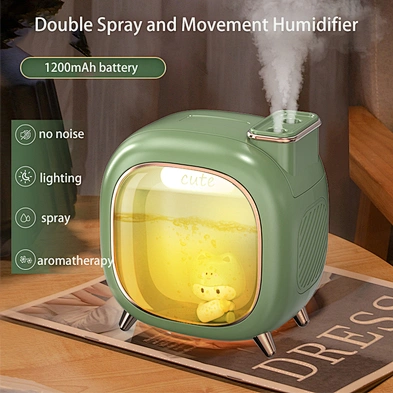 Mist Rechargeable Water Diffuser 500Ml Desktop Portable Usb Cute Small For Kids 7 Colors Light Indoor Office Air Humidifier