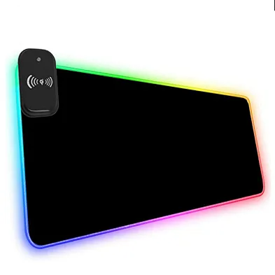 Led Wireless Charger New Product Wear-Resistant Eco Friendly Gaming Rgb Multifunction High Quality Mouse Pad