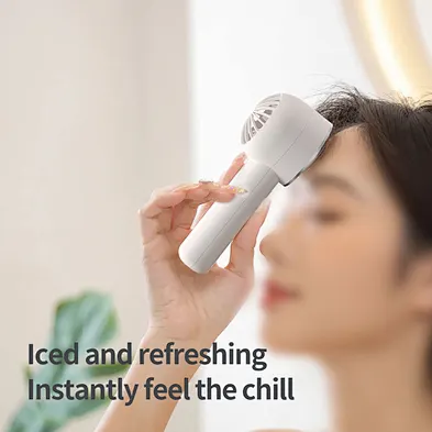 2024 New Handheld Fan Usb Portable Cooling Fan  Outdoor Rechargeable Sport Semiconductor Fan