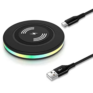 2024 15W Fast Charging Wireless Charger Pad Phone Charging Station for multifunction multifunction wireless charger