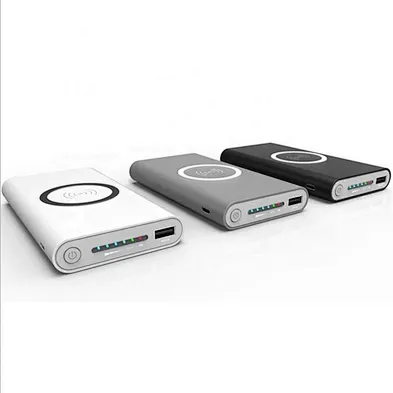 New Arrival 10000mAh Power Bank Portable Support Wireless Charging Powerbank External Battery Phone Charger Power Bank
