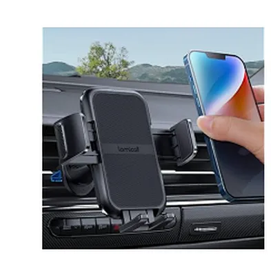 2024 Factory wholesale 360 rotate hook clip mobile phone holder accessories for car mount air vent car phone holder