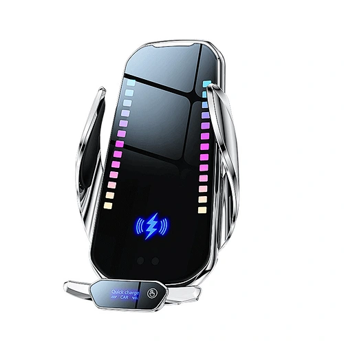 Magnetic Clamping Car Phone Holder Wireless Charger