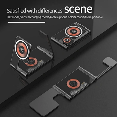 Hot selling Fast Charging 15w multifunction 4 In 1 Magnetic Wireless Charger