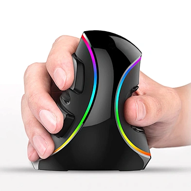 Rgb Ergonomic 2.4G Computer Wireless Vertical Pc Gaming Mouse