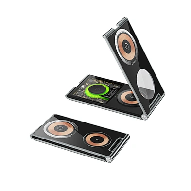 Custom Charging Station Pad Mobile Phone Foldable Magnet 15W Magnetic Wireless Charger Portable With Wholesale Price