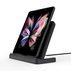 3 In 1 Stand Pad For phoneDesk Docking Qi Quick Charger 15W Wireless Fast Charger