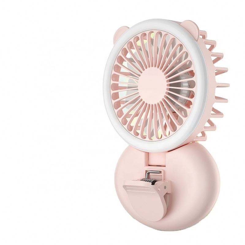 Portable Personalised Led Custom Message Handheld Mini Fan