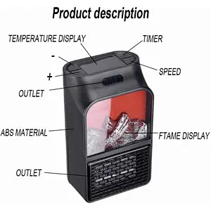New hot sale warm heater fan  Plug-in Mini Heater best price good quality  Easy to Warm House Heater