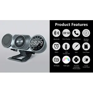 With Alarm Clock Speaker 3 In 1 Hot Selling Desktop Wireless Charger