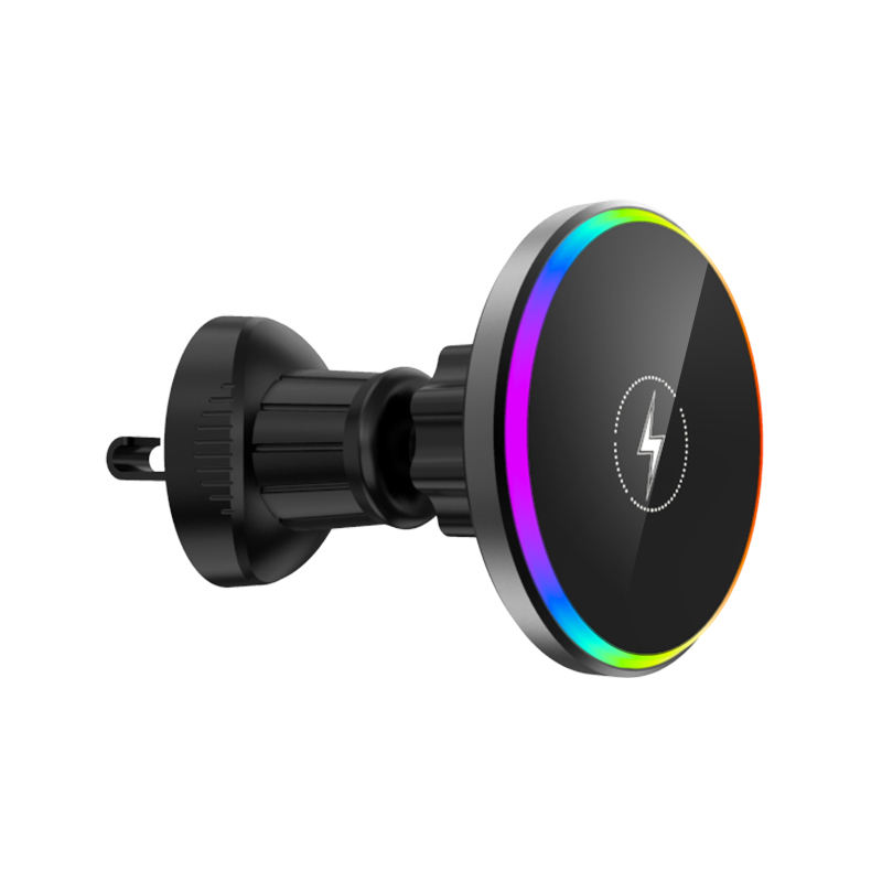 Custom Best Seller Phone Holder With Pad Rgb Car Wireless Charger