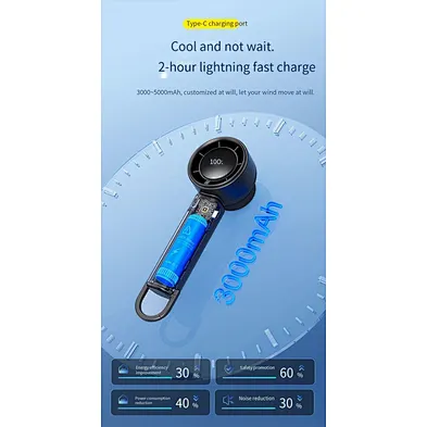 2024 new product Blower Turbo Jet Portable Event Favour 2 In 1 Handheld Mini Fan Usb Rechargeable Pocket