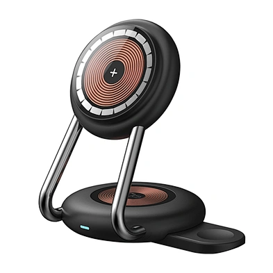 15W Charging Stand & Holders Magnetic Charging 3 in 1 Wireless Station For Iphone 14