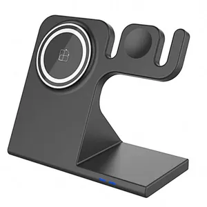 Fast Dock 3In1 2024 New Charger 15W Stand Phone Holder Magnetic 3 In 1 Wireless Charger unique design wireless charger