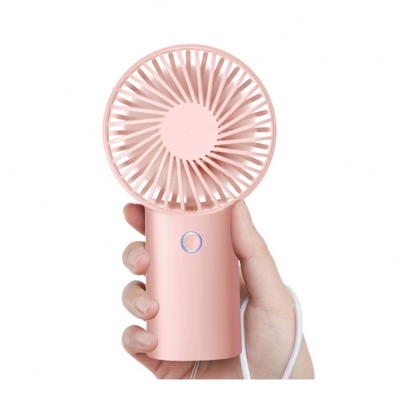 4000 mAh battery portable personal fan for up to 20 hours 3-speed small hand-held fan, battery-powered or USB-powered