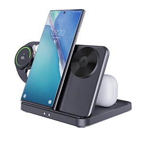 5 In1 Charging Foldable Mobile Phone  5 In 1 Multi Devices 15W Fast Wireless Charger
